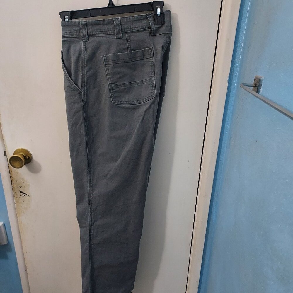 Duluth Trading Co. Flex Fire Hose Pants, Gray, Men's, 38x32
